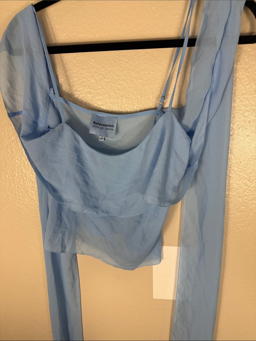 Reformation x Devon Lee Carlson Lula Scarf Camisole - Picture 8 of 10
